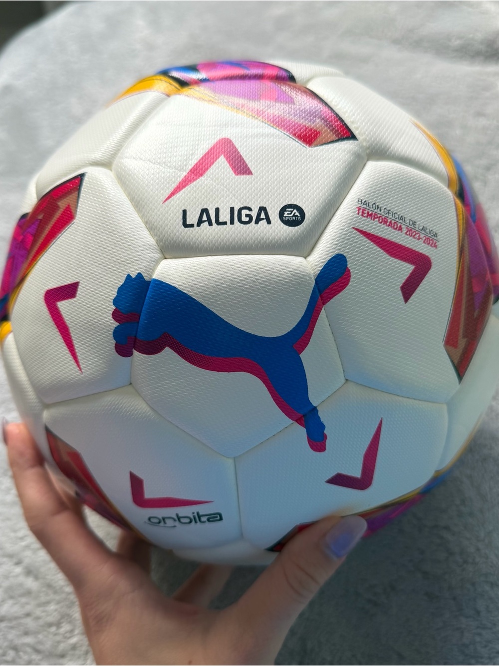 PUMA Orbita LaLiga 1 HYB Size 5 Official 2023-24 Soccer Ball EA Sports